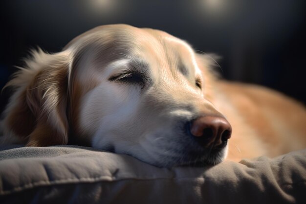 Therapiehund Labrador-Hunderasse, generiert durch KI