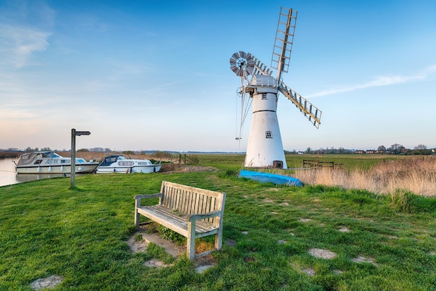 Thurne Mill en Norfolk Broads