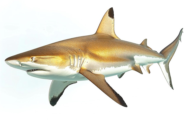 Tiburón de punta negra de cuerpo completo de alta calidad y alta resolución