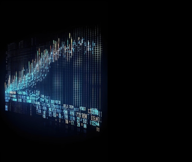 Ticker de dinero mágico en la pantalla de la computadora Ver las ganancias crecer electroWire