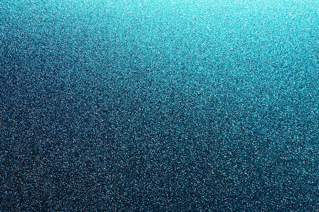 Tiefblau Textur aus rauem Papier oder Karton Defokussiertes Bokeh funkelt und leuchtet Festlich blauer Hintergrund mit beleuchtetem Farbverlauf von oben rechts Tiefblauer Saphir