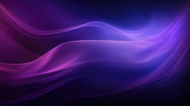 Tiefvioletter Hintergrund mit Farbverlauf, ätherische, volumetrische, dramatische Beleuchtung