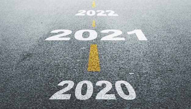 Tiempo hasta el 2021. Feliz año nuevo 2021