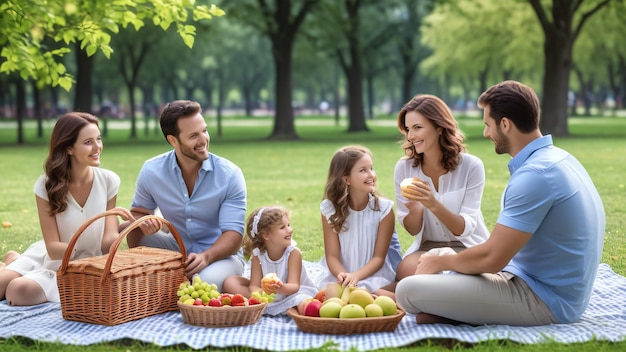 Tiempo alegre con la familia