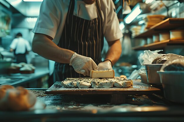 Tiempo de desayuno en el restaurante con el chef