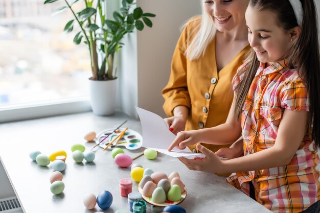 Tiempo feliz durante la preparación para el tiempo de Pascua.