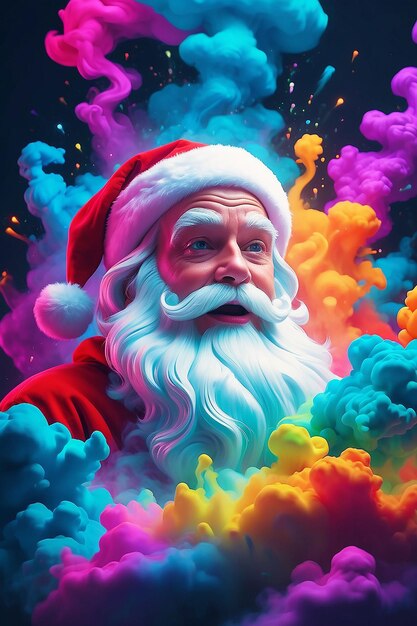 Foto tiempo mágico de santa claus