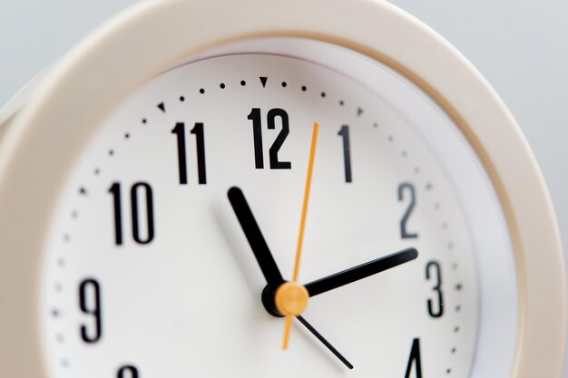 Tiempo que dice el tiempo tiempo parado foto del reloj El concepto de tiempo y el valor del tiempo en cada segundo