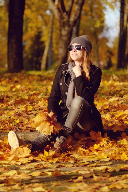 Tiempo soleado en otoño.