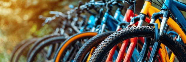 Foto tienda de bicicletas que presenta una amplia selección de biciclet as nuevas a la venta para atender a los entusiastas del ciclismo