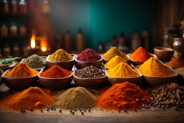 Una tienda de curry en una calle del mercado en la ciudad de Mandalay en Myanmar en el sudeste asiático