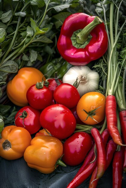 Foto tienda de frutas y verduras