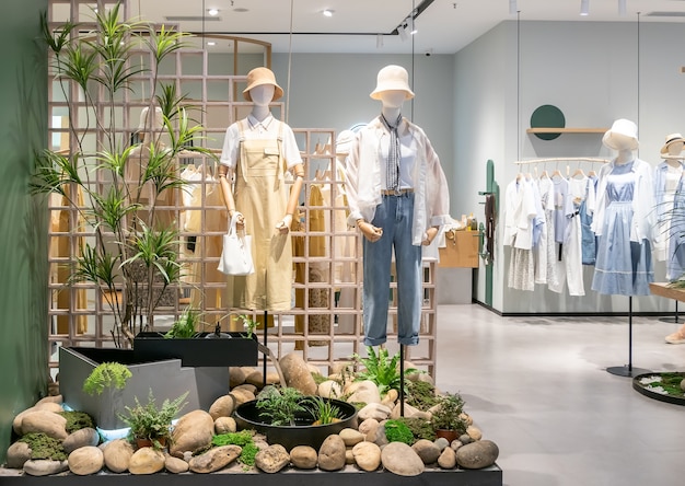 Tienda de moda femenina en el centro comercial.