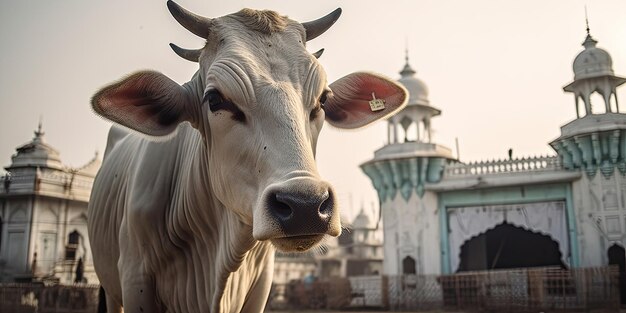 Tier Qurban vor der Moschee