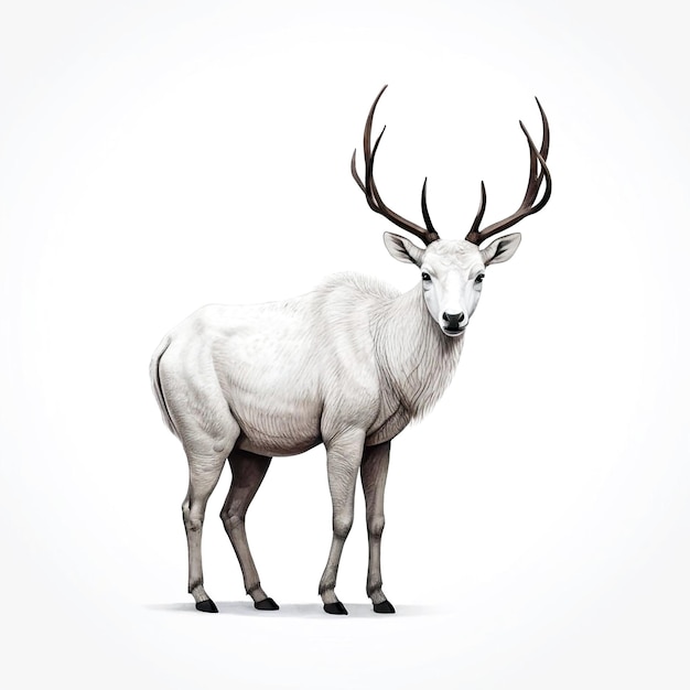 Tierillustrationen mit weißem Hintergrund