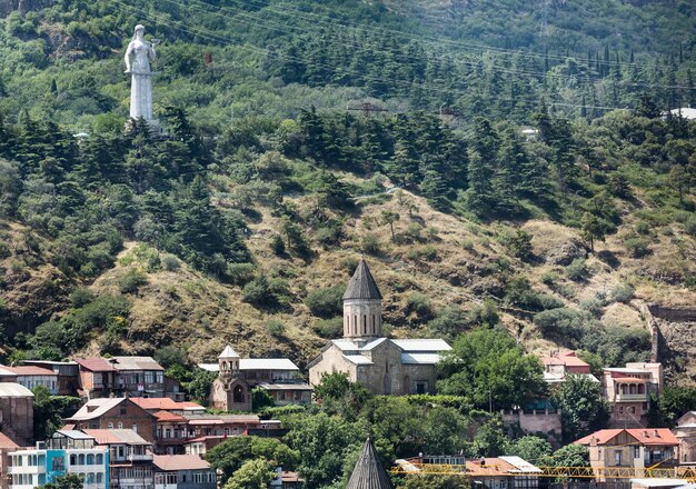 Tiflis, Georgien, 18. Juli 2017: Blick auf das Denkmal der Königin Tamar