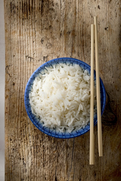 Tigela de arroz cozido