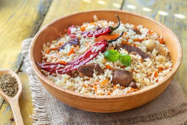 Tigela de pilaf