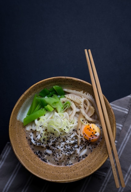 Tigela de sopa udon