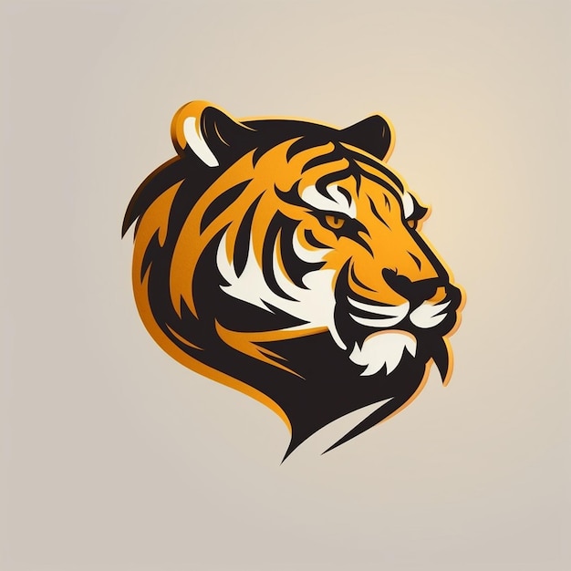 Tiger-Label, Tiger-Konzept-Logo-Design