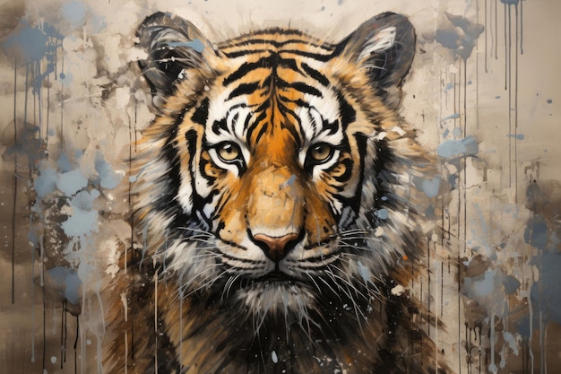 Tiger-Visual-Fotoalbum voller kraftvoller Momente für Tierliebhaber