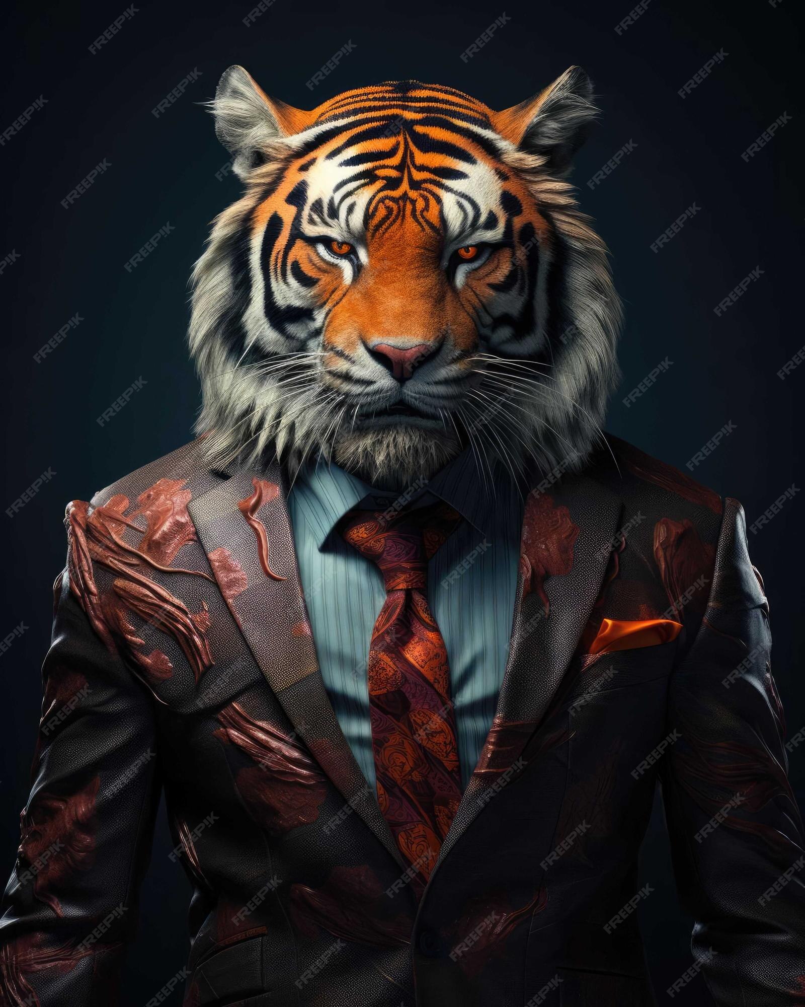 Tigre 3d  Foto Premium