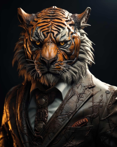 Tigre 3d  Foto Premium