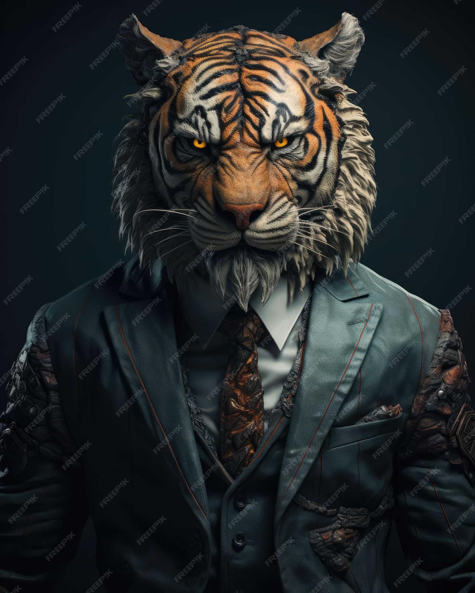 Tigre 3d  Foto Premium