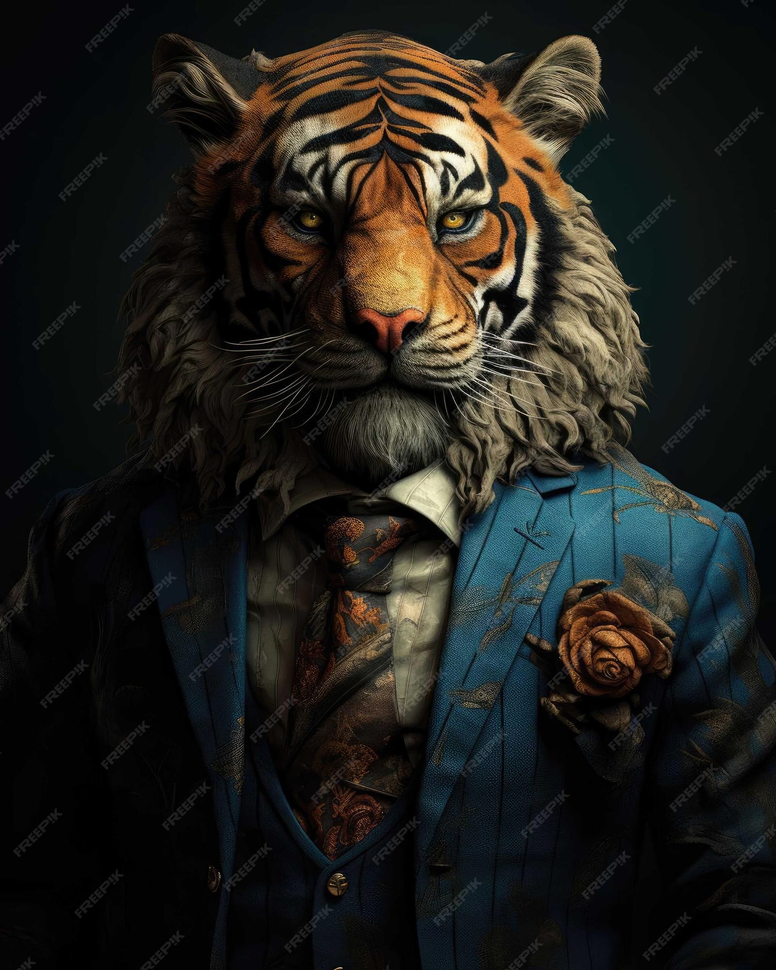 Tigre 3d  Foto Premium