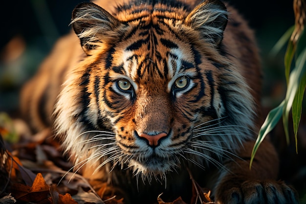 tigre en un bosque