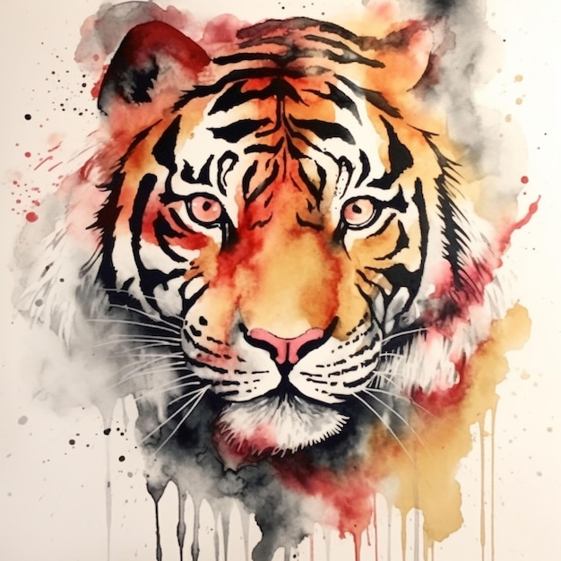 El tigre feroz en la naturaleza