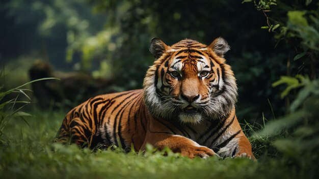 Foto tigre na selva