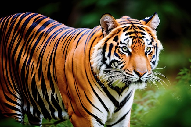 Un tigre en la naturaleza