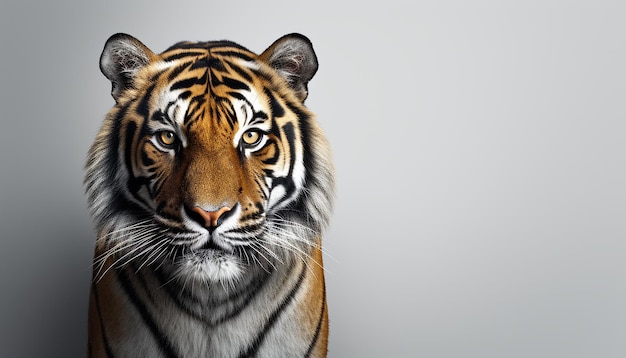 un tigre que es blanco y tiene una cara marrón