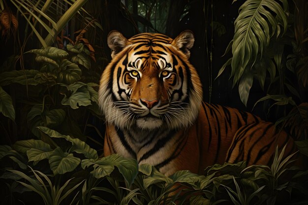 Tigre Real na Selva