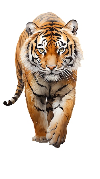 Tigre rugindo na natureza Espécies de Bengala ameaçadas de extinção capturadas Generative Ai