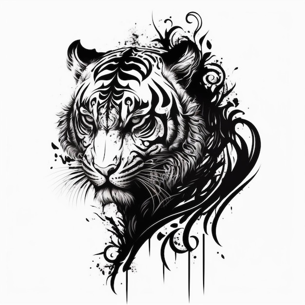 tigre para tatuaje