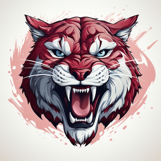 Tigre Vector Fondo Blanco