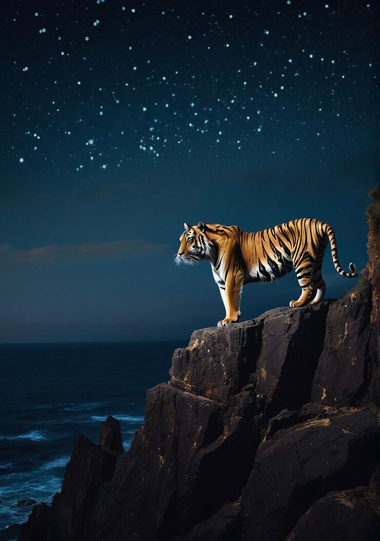 Los tigres en la naturaleza capturan a los predadores feroces de la naturaleza