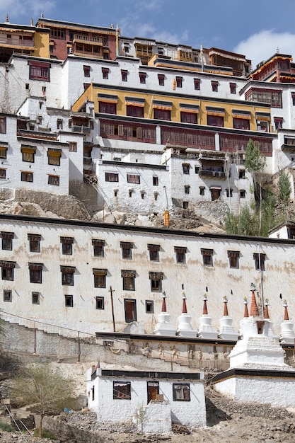 Tiksey Monastery é um mosteiro budista em Ladakh Índia