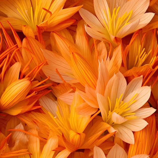 Tile de Saffron de alta definição em close-up