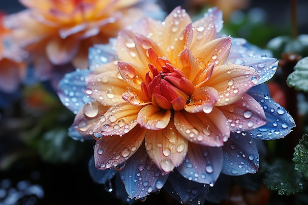 Foto timelapse de uma flor em floração