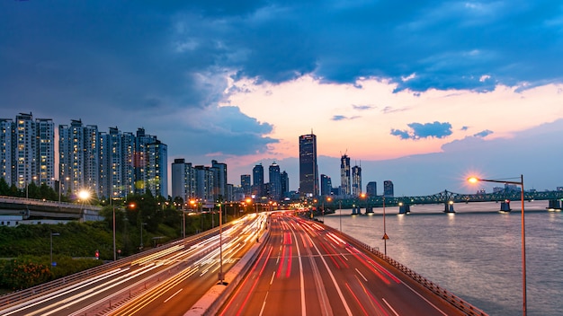 Timelapse Seúl Ciudad Corea del Sur