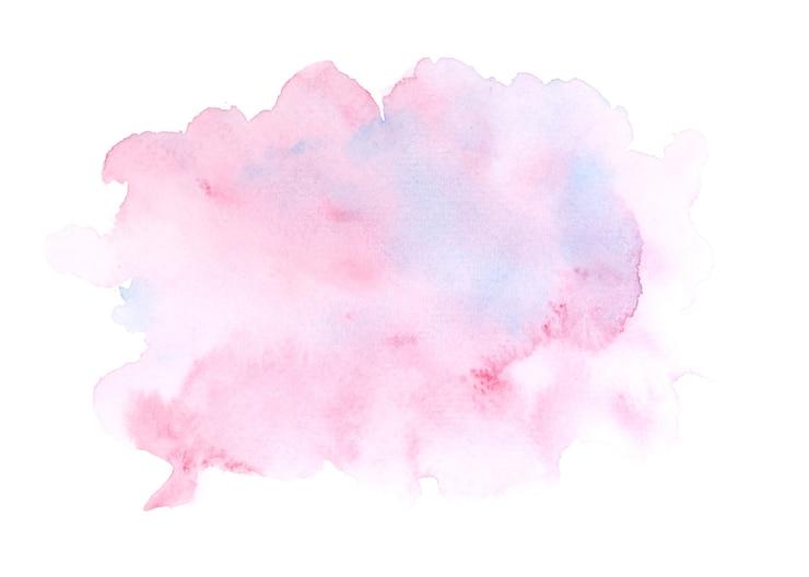 tinta aquarela rosa sobre fundo de papel