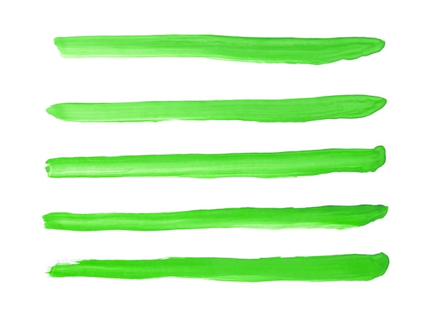 Tinta aquarela verde isolada no fundo branco bandeira aquarela verde
