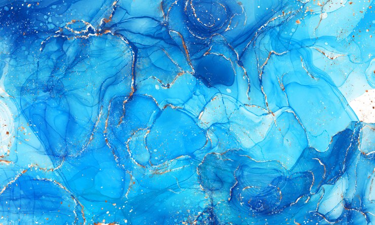 Tinta de álcool de luxo arte fluida abstrata