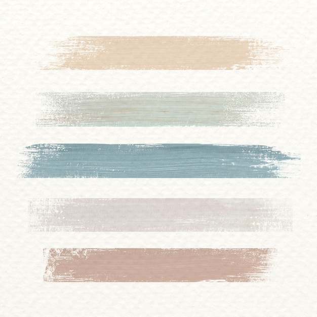 Tinta de pincel acrílico pastel