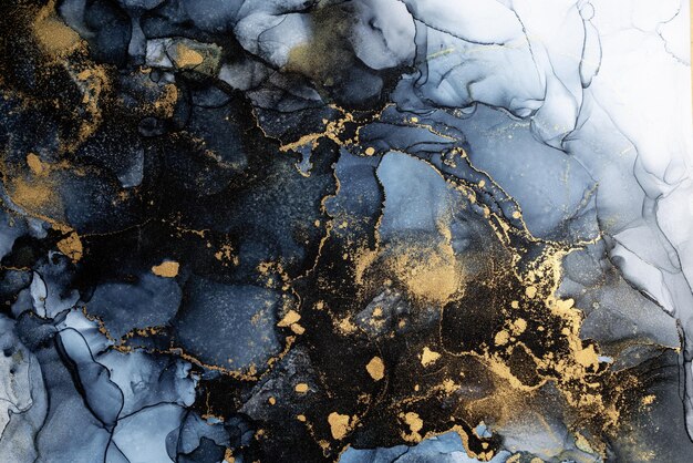 Tinta de mármol arte abstracto de la pintura original exquisita para la pintura de fondo abstracto