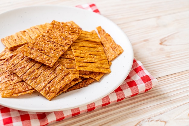 Foto tintenfisch-meeresfrüchte-snack