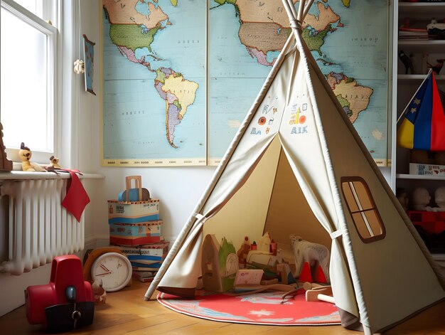 Foto un tipi para niños